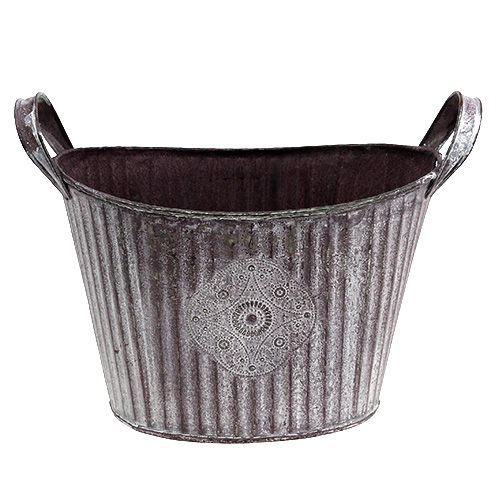Floristik24 Skål oval 22cm x 16cm H15cm lila