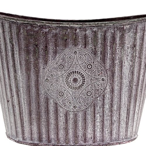 Floristik24 Skål oval 22cm x 16cm H15cm lila