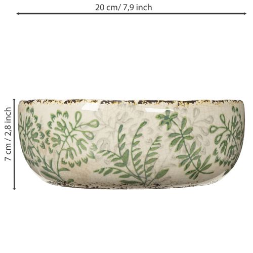 Artikel Rustik skål med unikt mönster, 20 cm