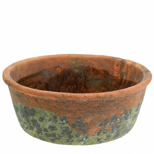 Växtkruka plantera naturell lera Ø24.5cm H9.5cm