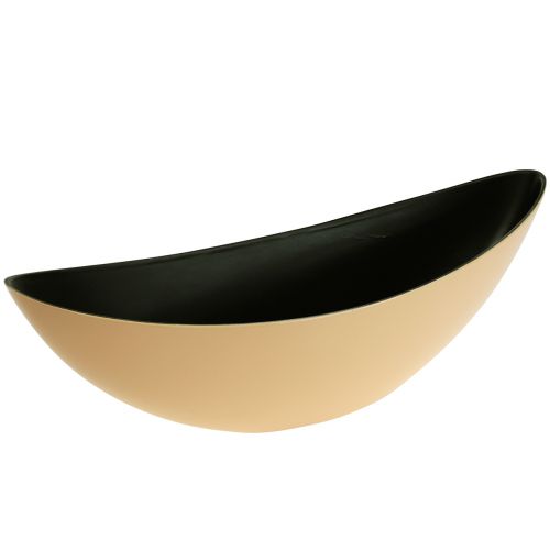 Artikel Skål oval växtbåt gul 38,5cmx12,5cmx13cm