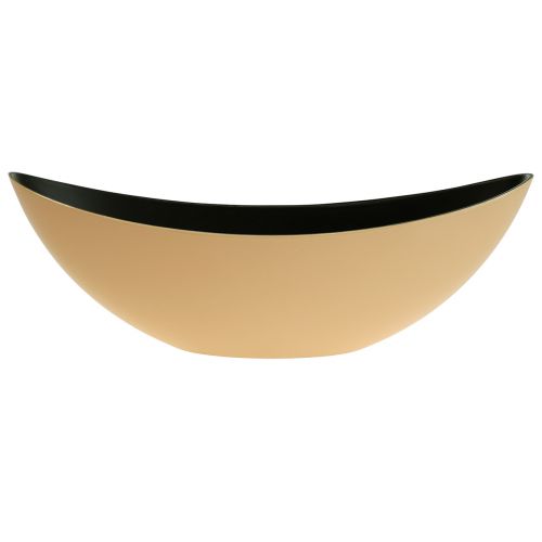 Artikel Skål oval växtbåt gul 38,5cmx12,5cmx13cm
