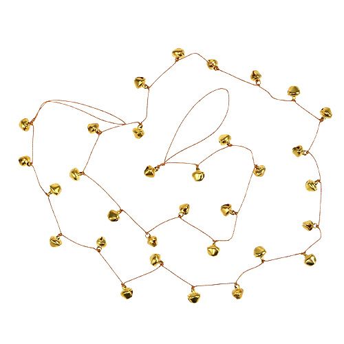 Floristik24 Klockkedja guld Ø1cm L130cm