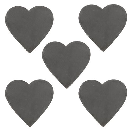 Artikel Hjärtformad dekoration i skiffer för snygg bordsdekoration och kreativa idéer