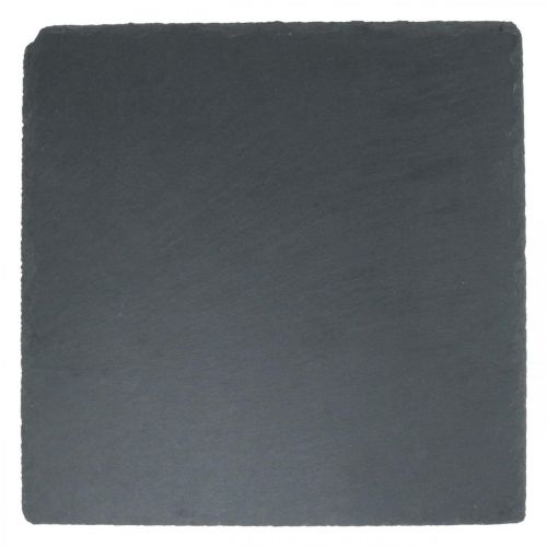 Artikel Skifferplatta fyrkantig, dekorativ bricka natursten 25×25cm 2st