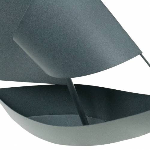 Floristik24 Segelbåt för att plantera metall 44cm × 34cm