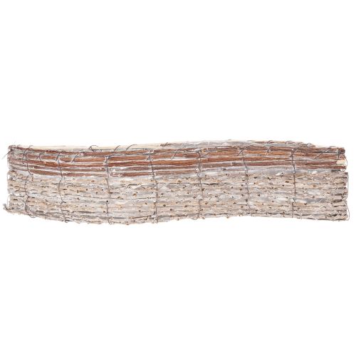 Avlång kruka i pil med folie, dekorativ skål, 45 cm, 1 set | Floristik24.se