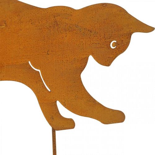 Floristik24 Patina Trädgårdsstake Katt som spelar Retro Vintage H41cm