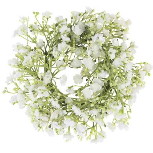 Gypsophila Krans Liten konstgjord blomsterkrans Ø18cm