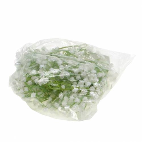 Floristik24 Bröllop dekoration krans gypsophila med ögonlockar vitt 180cm
