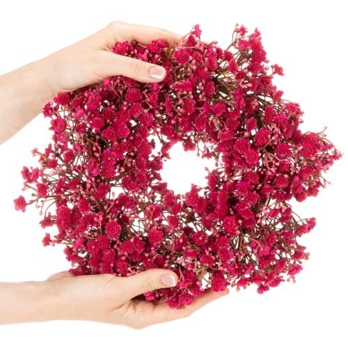 Konstgjord blomsterkrans, dekoration med babyandning, 30 cm | Floristik24.se