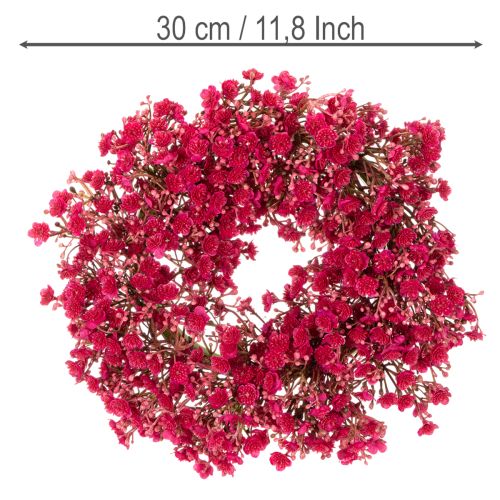 Konstgjord blomsterkrans, dekoration med babyandning, 30 cm | Floristik24.se