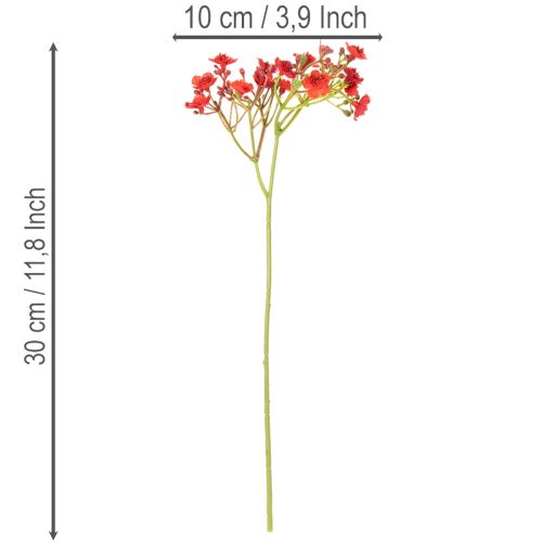 Konstgjord babyandning, röd, bukett som blomsterdekoration, 30 cm, 10 stycken | Floristik24.se