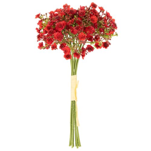 Konstgjord babyandning, röd, bukett som blomsterdekoration, 30 cm, 10 stycken | Floristik24.se