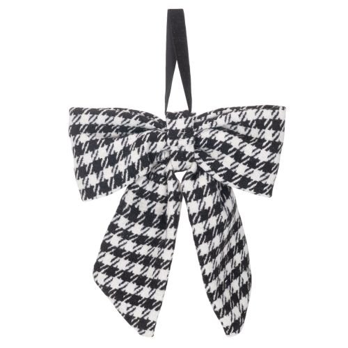Tygrosett med brosch och galge, rutig, 24 cm, 2 stycken | Floristik24.se