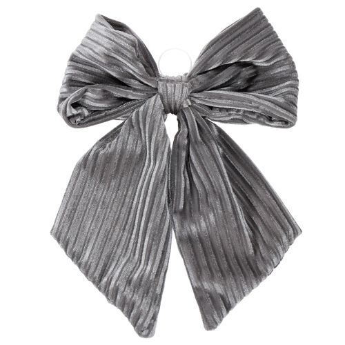 Dekorativ hängande rosett, julrosett, sammet, ribbad, 24 cm, 2 stycken | Floristik24.se