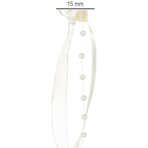 Artikel Band Valentino krämfärgat 15mm 5m