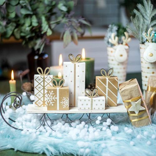 Floristik24 Släde med presenter, advent, dekoration till jul L37,5cm H23cm