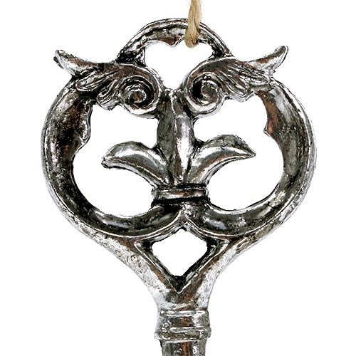 Floristik24 Nyckel silver 10cm blandad 6st