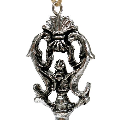 Floristik24 Nyckel silver 10cm blandad 6st