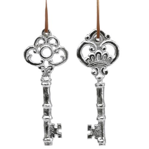 Floristik24 Nyckelsilver för att hänga 15,5cm 2st