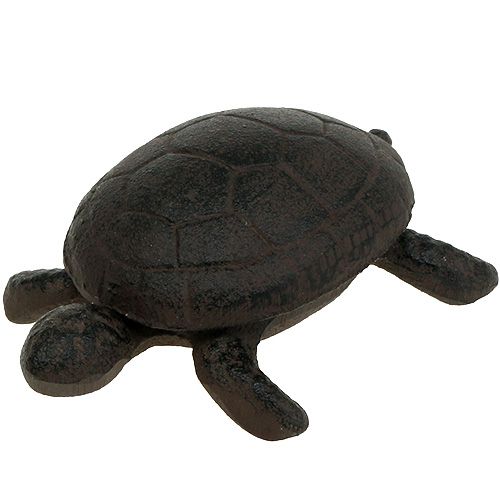 Floristik24 Nyckel gömställe sköldpadda brun 11 cm x 8 cm x 4 cm