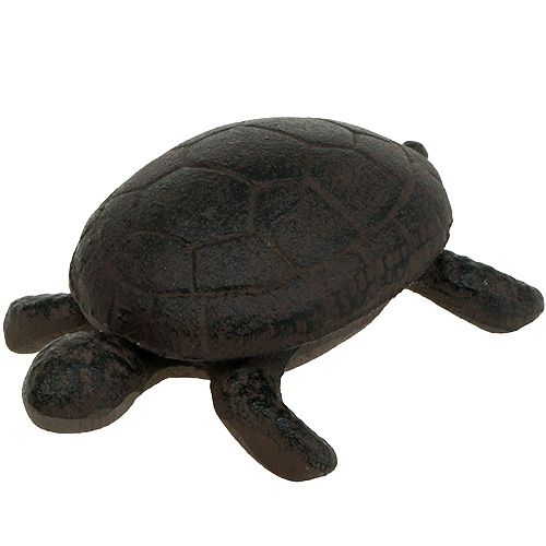 Nyckel gömställe sköldpadda brun 11 cm x 8 cm x 4 cm