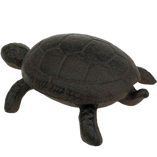 Floristik24 Nyckel gömställe sköldpadda brun 11 cm x 8 cm x 4 cm