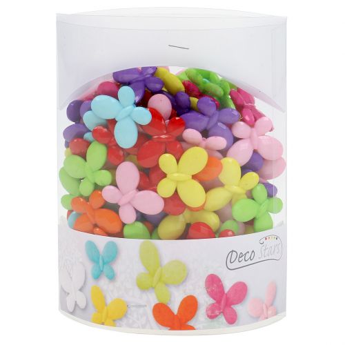 Floristik24 Fjäril 3cm x 2,3cm för strö 200g sorterad