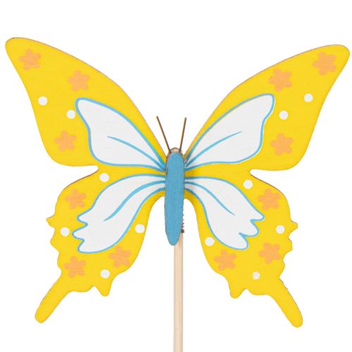 Artikel Blomknoppar, pysselmaterial, fjärilsmotiv för att dekorera presentinslagning, 28,5 cm, 12 stycken