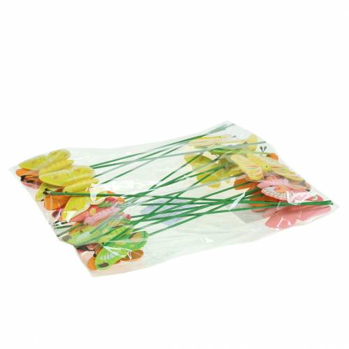 Artikel Blomplugg fjärilsved assorterad 7,5cm 16 st