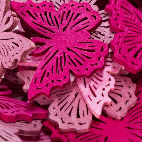 Artikel Dekorativa fjärilsdekorationer för vårliknande bords- och skålarrangemang, 4 cm, 72 stycken