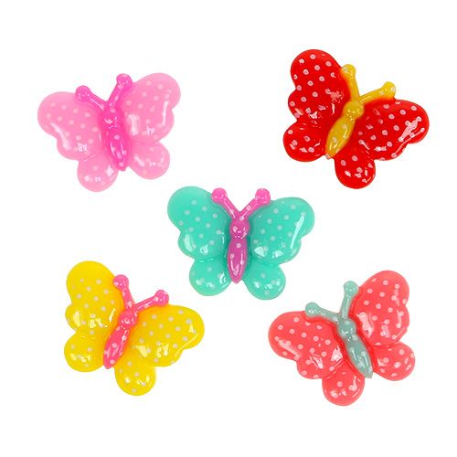 Floristik24 Butterflies Mini 2cm färgglad 24 st