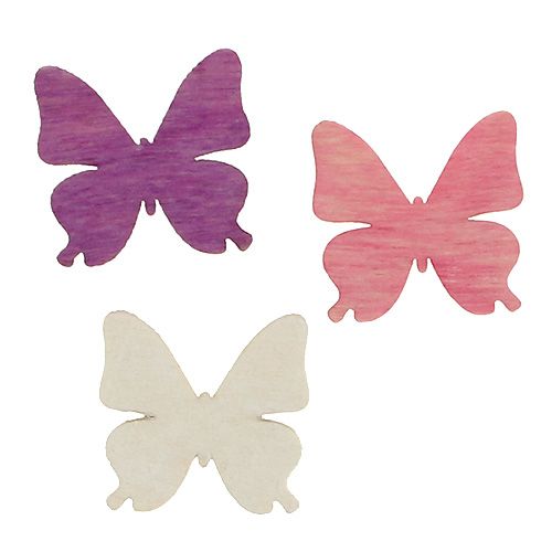 Floristik24 Spridning av fjärilar Mix 2cm 144st
