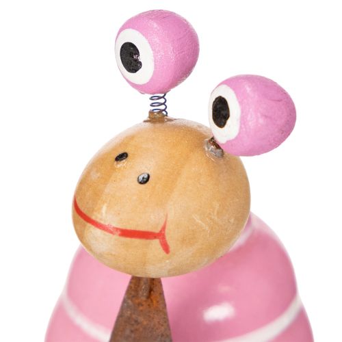 Artikel Snigelfigur med rolig design, charmig vårdekoration, 9 cm, 4 delar