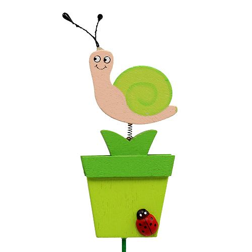 Floristik24 Snigel i kruka 8,5cm L 28cm 16 st