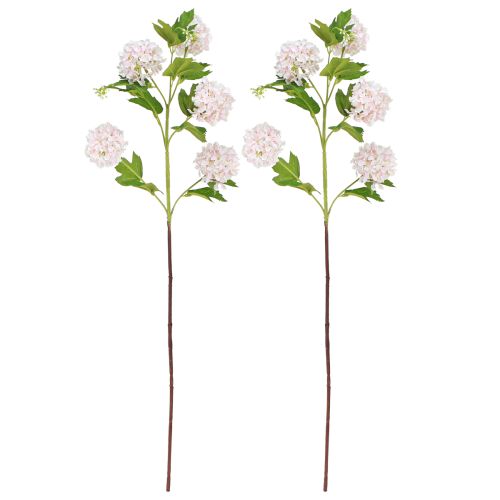 Artikel Snöbollsväxt Konstgjorda Blommor Rosa Vit L78cm 2st