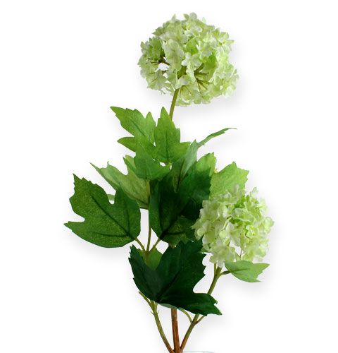 Floristik24 Snowball, sidenblommor vit 47cm