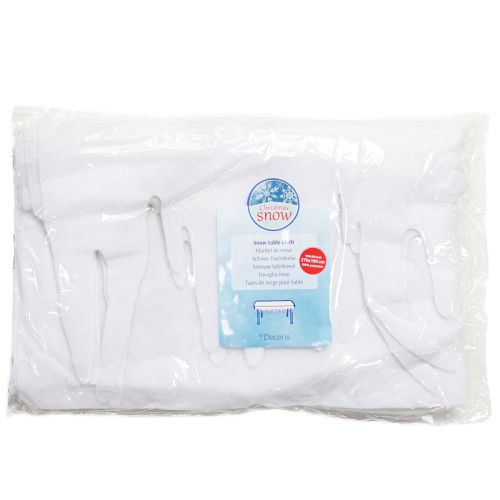 Artikel Snöfilt dekorativ duk vintervit 100×270cm