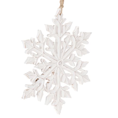 Stor dekorativ snöflinga, hängande dekoration, 30 cm köpa | Floristik24.se