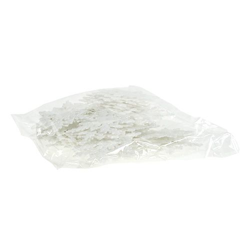 Floristik24 Snöflinga att hänga 7cm vit med glitter 36st