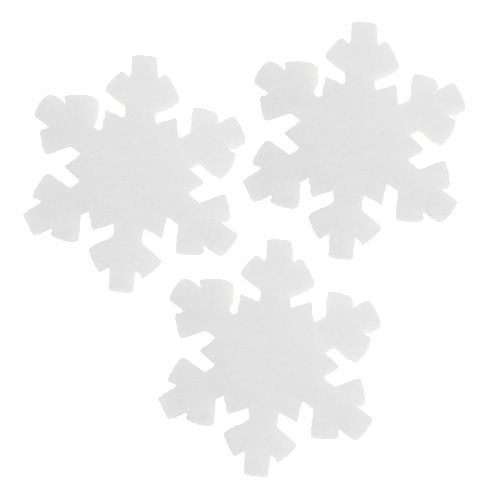 Artikel Snöflinga vit 7cm 8st