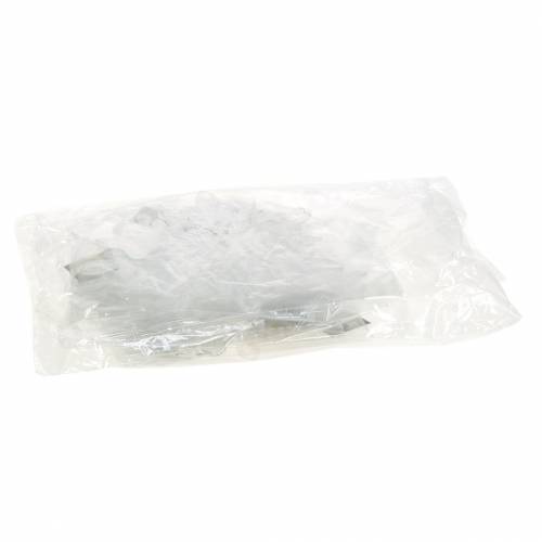 Floristik24 Snöflinga att hänga 14,5 cm transparent, glitter 12st