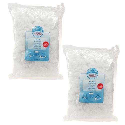 Artikel Snöflingor Flaky Artificiell Snövit 100g × 4st