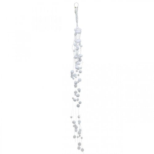 Artikel Snöbollsgirland Vintergirland Snöflingor Vit 72cm