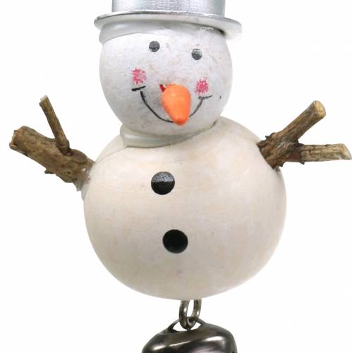 Floristik24 Julgransdekorationer snögubbe att hänga 7cm 6st