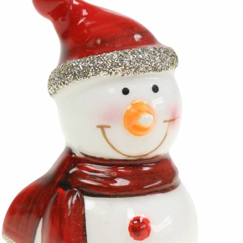Floristik24 Juldekoration figur snögubbe 7,5cm 4st