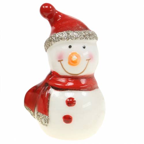 Floristik24 Juldekoration figur snögubbe 7,5cm 4st