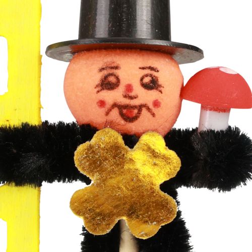Artikel Skorstensfejare blomproppar, nyårsdekoration L17cm H8cm 36 st.