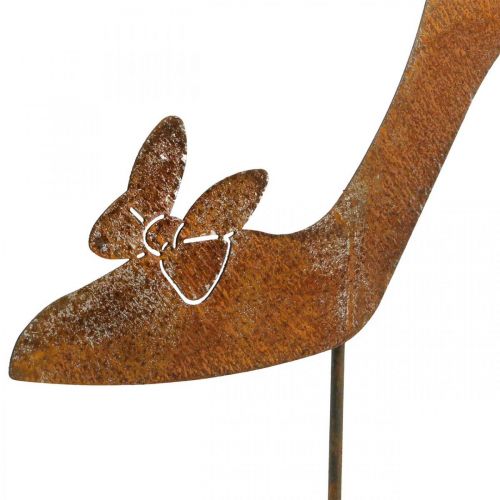 Floristik24 Sagosko, dekorativ pluggpatina, trädgårdsdekoration, metallplugg H29cm